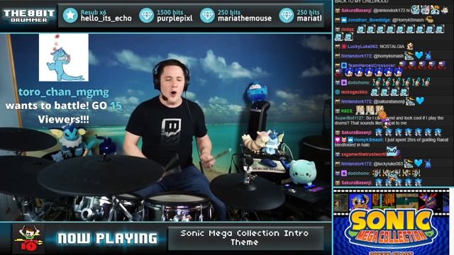 Sonic Mega Collection Intro Music On Drums! смотреть онлайн