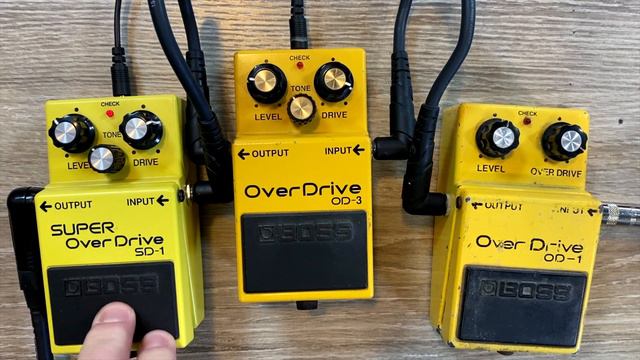 Boss Overdrive Pedals Explained OD-1/OD-3/SD-1