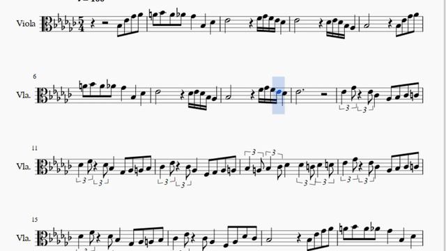 Viola Sheet Music: How to play Take Five by Dave Brubeck
