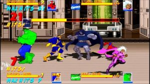 Marvel Super Heroes In War of the Gems Bootleg 4Players Co-Op + Download! OpenBOR Cheatrun [025]