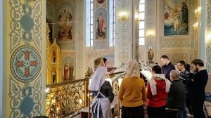 Новогодний молебен "Тебе Бога хвалим..." (песнь святого Амвросия Медиоланского). Регент Е. Артюхова