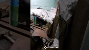 В ВАРИВАЕМ  И СВАРИВАЕМ ТРУБУ ДЛЯ БУРЖУЙКИ В МАСТЕРСКУЮ!!!