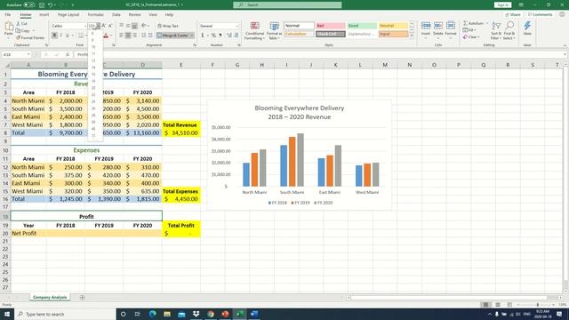 Excel Module 1 Sam Project 1 a