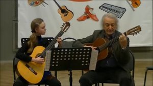 Дж.Ширинг.  Колыбельная, аранжировка А.Виницкого, исп. А.Виницкий и Бестиольникова Таня