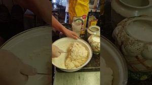 1-я часть теста для пиццы (на сметане)