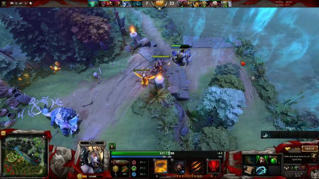 Baby Allen Play Ursa again in Dota 2 смотреть онлайн