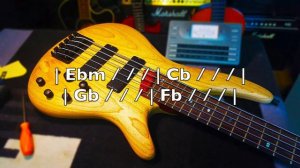 Dynamic Pop Rock Bass Backing Track (Eb Minor)