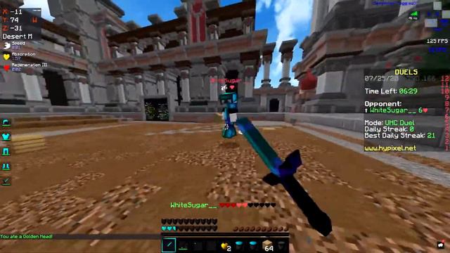 UNCUT PVP + AN IN-GAME CONVERSATION | MINECRAFT BUILD UHC DUELS смотреть онлайн