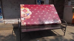 New iron Bed  Metal Bed Steel Bed cot,4/6  Double Bed in Popular Furnitures Bangalore