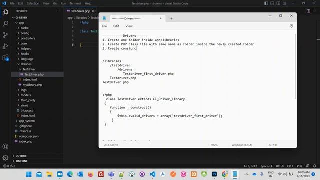 Drivers, Creating Custom Driver in Codeigniter 3.x - (Ep-07)