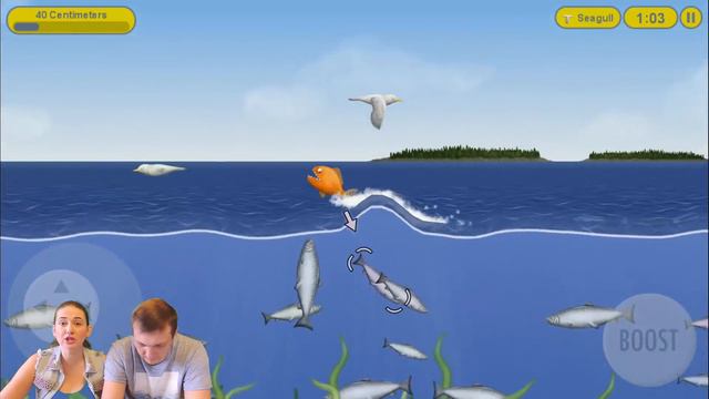 Приключение маленькой ГОЛОДНОЙ РЫБЫ #3 Съешь все подряд Веселая игра как мультик для детей от КатАл смотреть онлайн