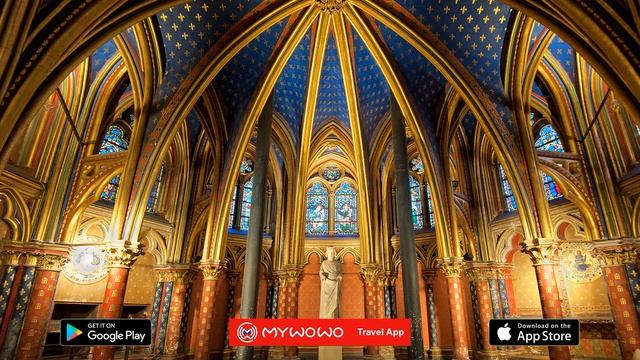 Сен Шапель – Интерьер – Париж – Аудиогид – MyWoWo Travel App смотреть онлайн