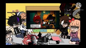 Afton family,Ennard,Henry and 2 nightmares react to"how michael met the nightmares".