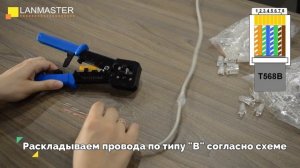 Простой монтаж коннекторов RJ-45