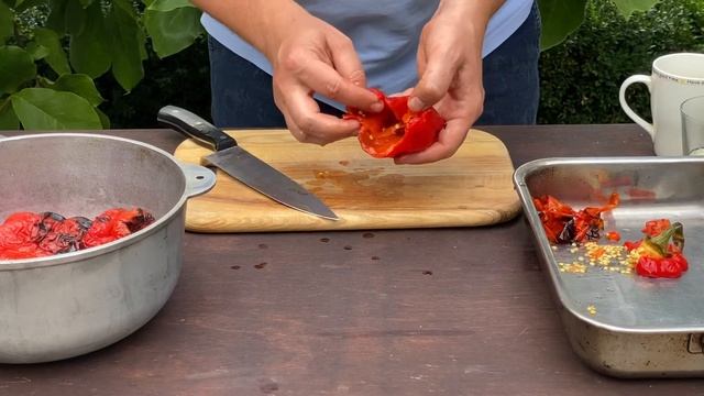 ПЕЧЕНИ ЧУШКИ БОЛГАРСКАЯ КУХНЯ #Чушки #мангал #рецепт