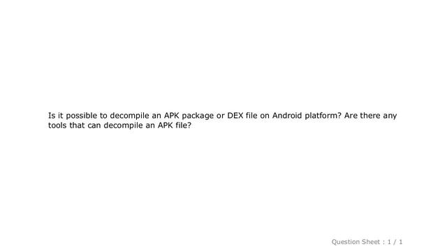 Android : How to decompile an APK or DEX file on Android platform? смотреть онлайн