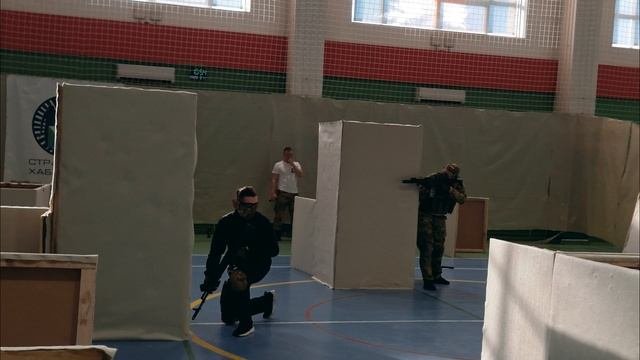 Тренировка по страйкболу на спортивном полигоне в Хабаровске. ЛУЧШЕЕ
