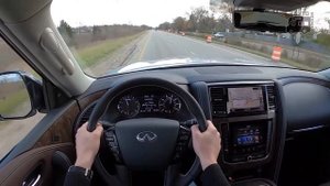 Дорожный тест драйв 2021 INFINITI QX80 | Test drive 2021 INFINITI QX80