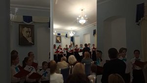 А. О. Висков "Птица музыка" исполняет детское отделение московского Синодального хора