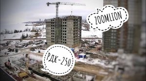 РДК и ZOOMLION | Гусеничный и Башенный. Crane in timelapse