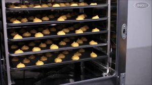 UNOX - How to bake a full load of choux pastry with BakerTop™ +7 861 240 55 94