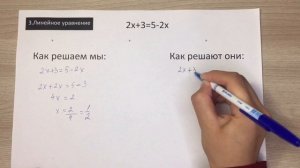 Как решают математику Русские VS Американцы