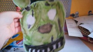 Мои маски фнаф из бумаги и картона