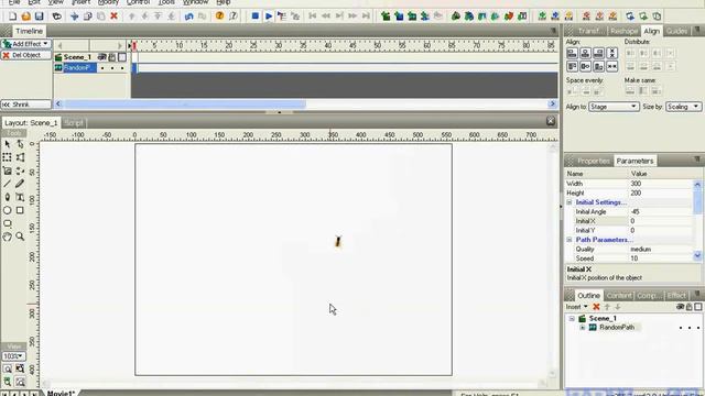 SWiSH Max. Компонент Random Path (Случайный путь). (Рафаэль Кусаматов) смотреть онлайн