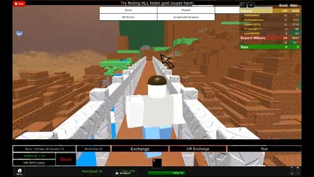 Roblox Hiking (more Land) v2.76 смотреть онлайн