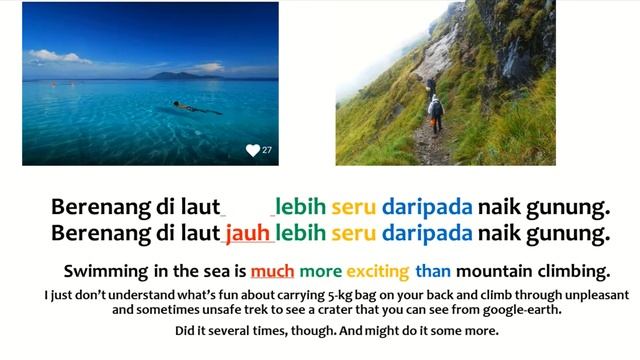 21 - Comparative and Superlative in Indonesian Language смотреть онлайн