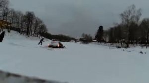 Пьяные понты !!! Смотрите утопил  Toyota Land Cruiser2017