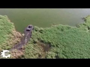 Квадроцикл Сокол 6х6 заход на кромку воды.
