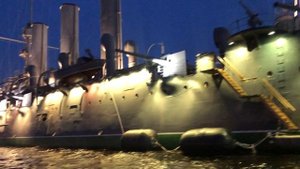 На катере в Питере