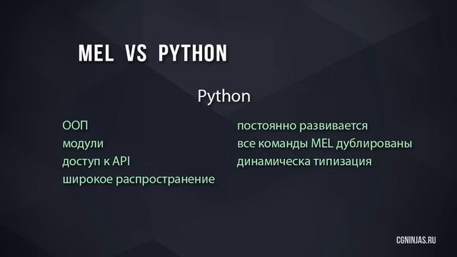 Python For Maya 1. О программировании в Maya