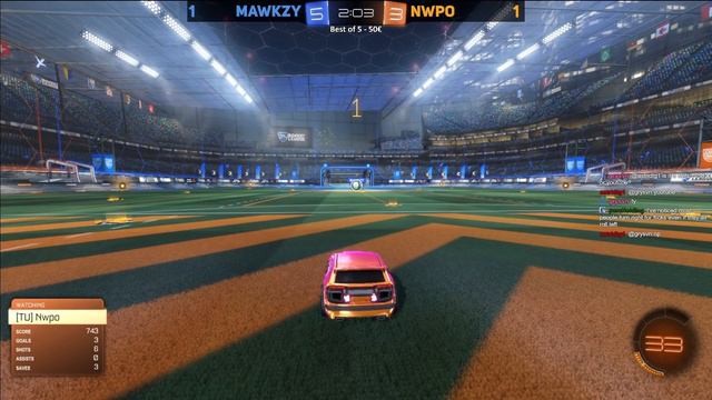 Mawkzy vs Nwpo | $105 FRA vs KSA Showmatch | Rocket League 1v1 смотреть онлайн