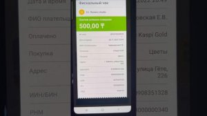 Кассовый аппарат в Kaspi Pay