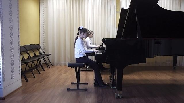 Фортепианный ансамбль (Курова Ульяна и Сердюк Анна) смотреть онлайн