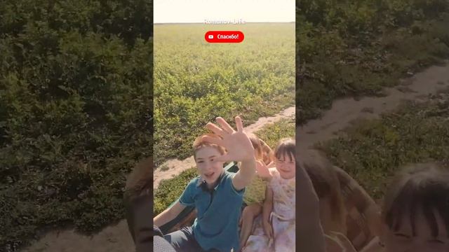 на мотоблоке | семья в деревне