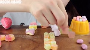 【ASMR】JELLY CANDY PARTY💖 MINI CRUNCHY GUMMY,BEAR JELLY,APPLE GUMMY  MUKBANG 먹방 EATING SOUNDS