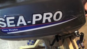 Ремонт  ручного  стартера лодочного  мотора SEA PRO 3 л.с.