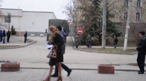 "Вежливые люди" покидают Верховную Раду Крыма.