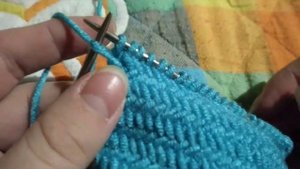 Узор спицами "Твид"