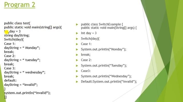 JAVA SWITCH STATEMENT IN TELUGU смотреть онлайн