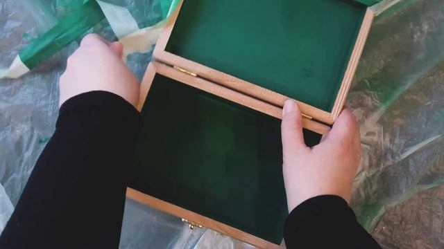 Шкатулка из дерева - красим своими руками дерево матовой краской Decorix