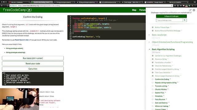 Day 217 - Year of Streaming & Learning to Code #programming #CODEWARS #freeCodeCamp #bdx_inc смотреть онлайн