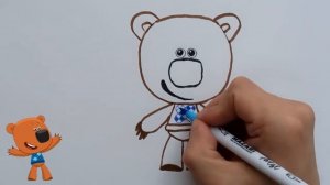 Мимимишки. Рисуем Кешу. How to draw bebebears. Kesha.