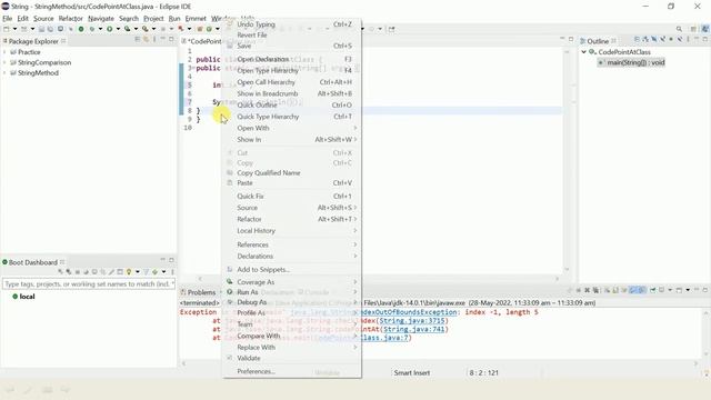 use of codePointAt() method in java || define your own codePointAt() || Shyam Sundar смотреть онлайн