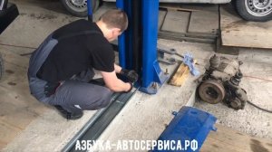 Ремонт гидроцилиндров на электрогидравлических подъемниках от компании Азбука Автосервиса