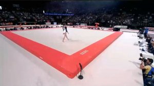 Ксения Афанасьева. Вольные упражнения. Монпелье, Франция. 2015 год.