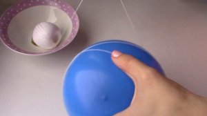 Как сделать шар из ниток и клея